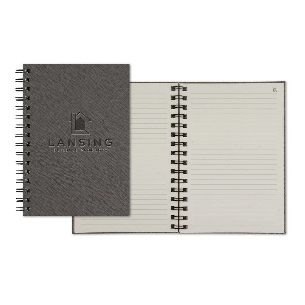 ApPeel WireO Ortisei Medio Apple Lined Pg Journal — Jacket Color: Gray — view 2