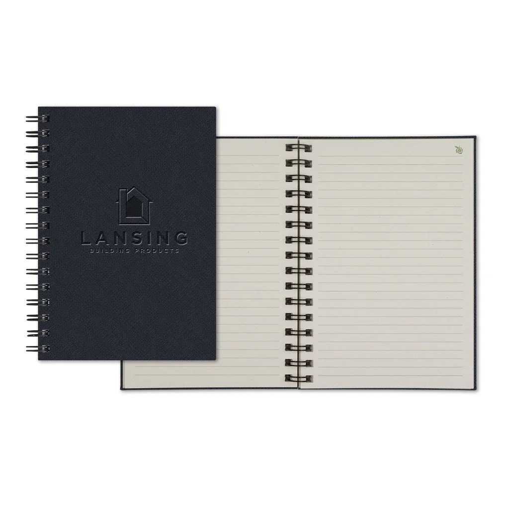ApPeel WireO Ortisei Medio Apple Lined Pg Journal — Jacket Color: Navy — view 3