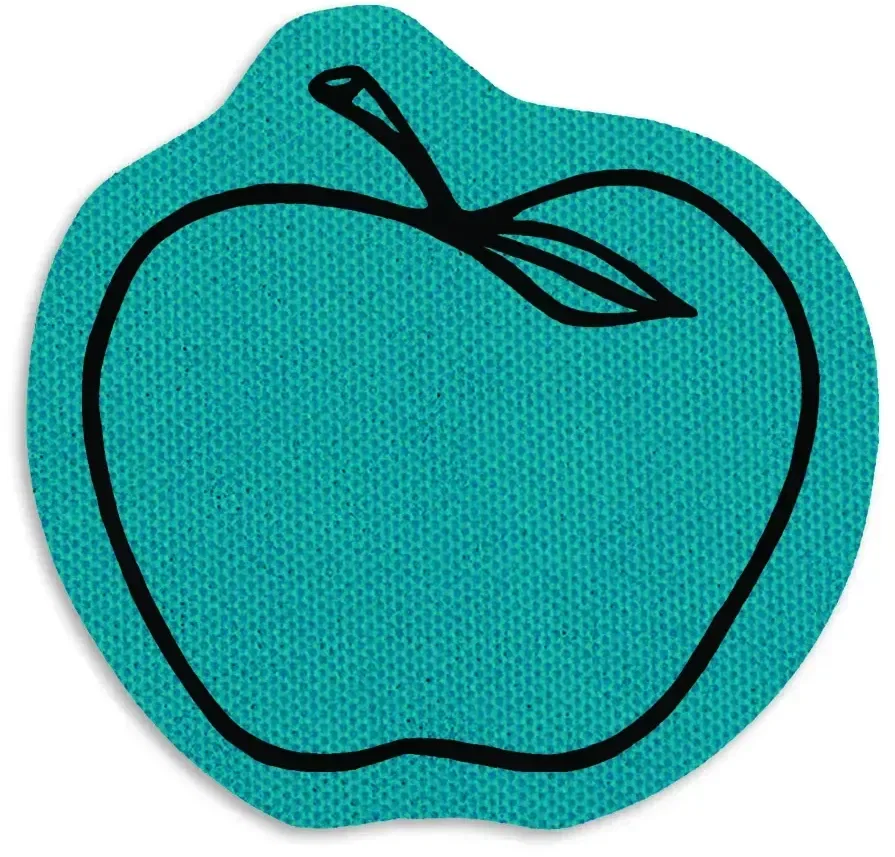 Apple Jar Opener. Apple-shaped rubber jar opener for teacher appreciation gifts, view 2