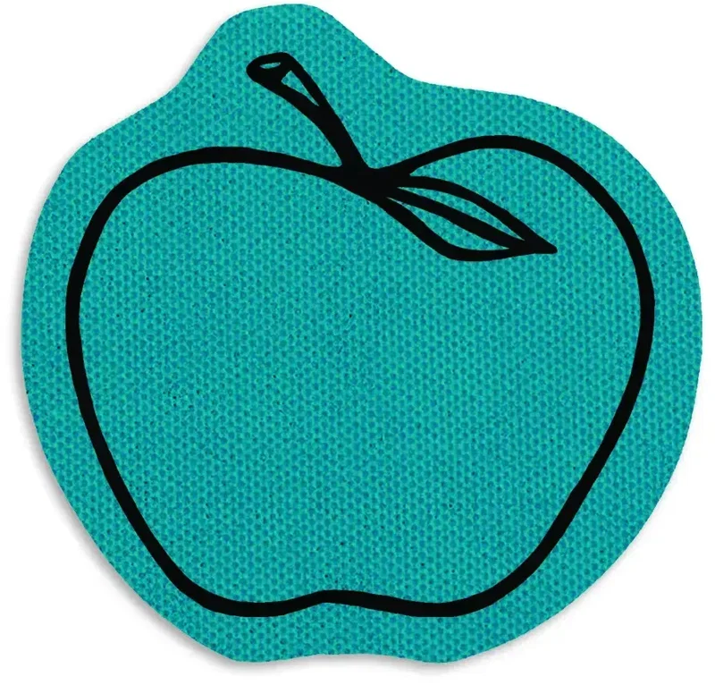 Apple Jar Opener. Apple-shaped rubber jar opener for teacher appreciation gifts, view 2