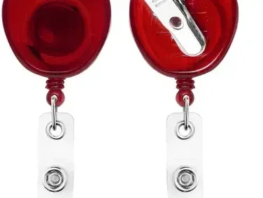 Apple Shaped Id Badge Reel — view 2