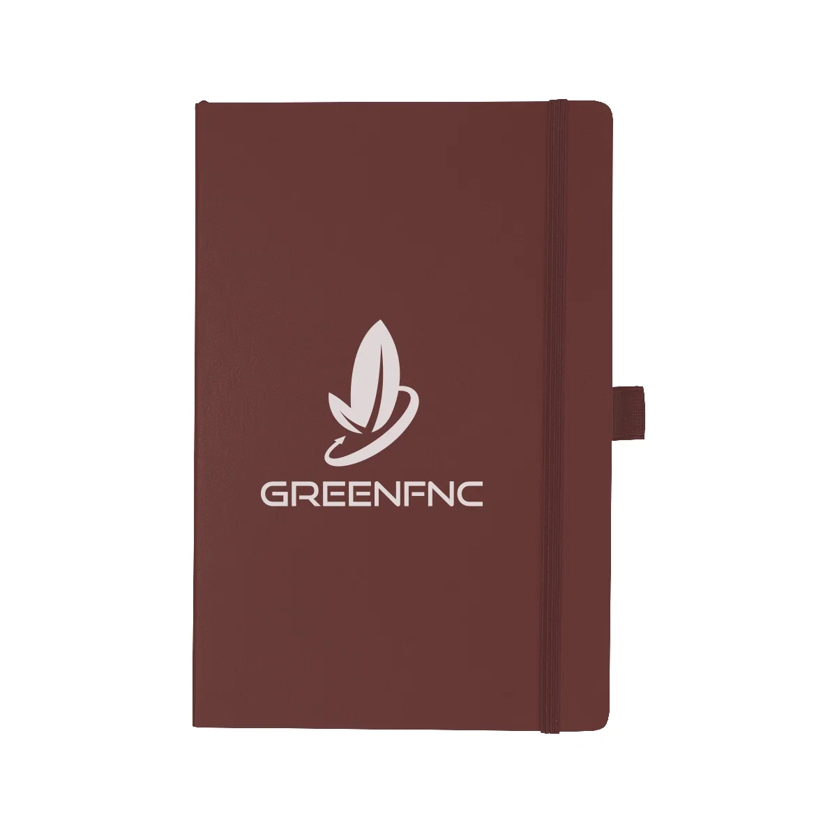 Maroon journal lying closed on a flat surface