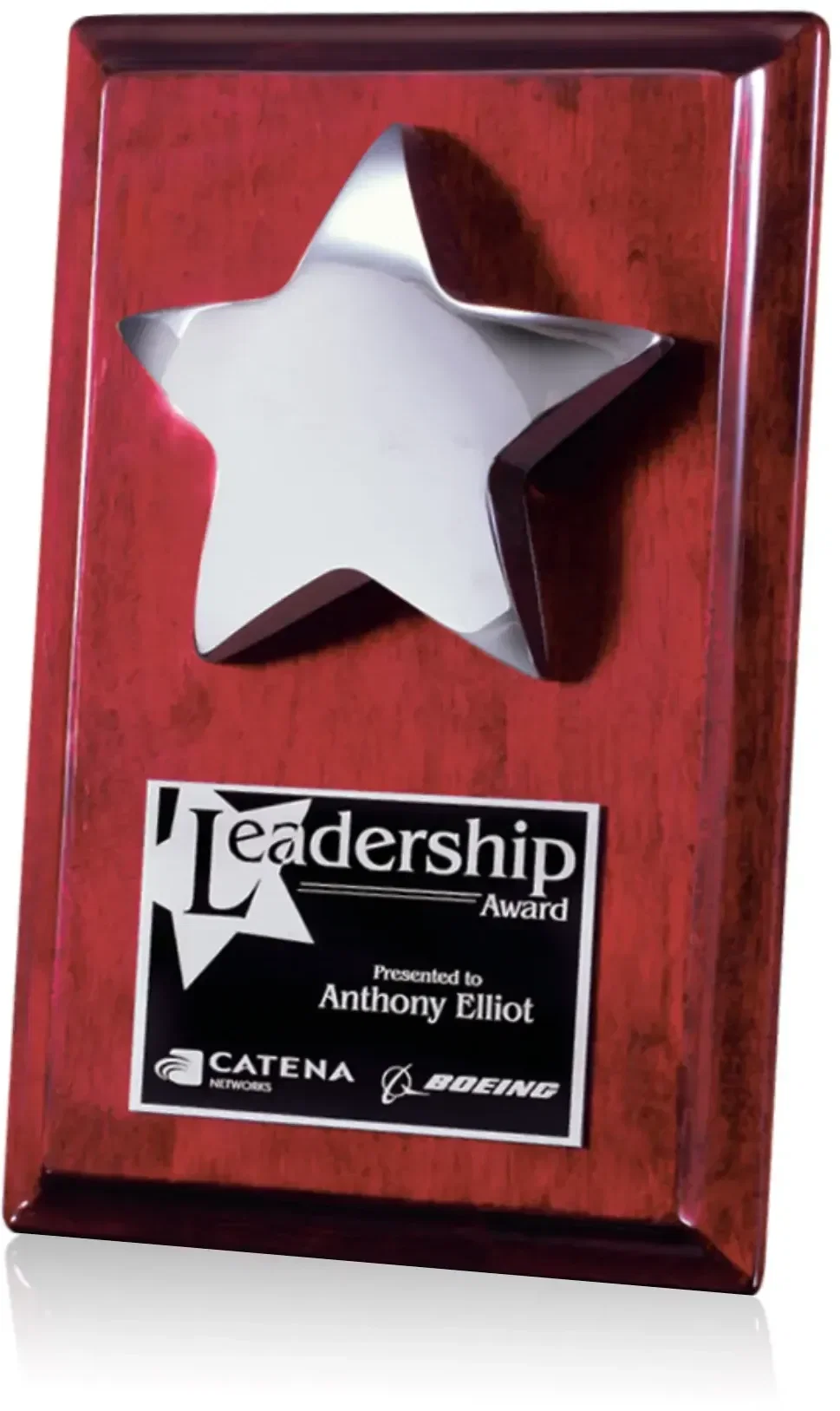 Custom Star Plaque with High-Gloss Finish — view 2