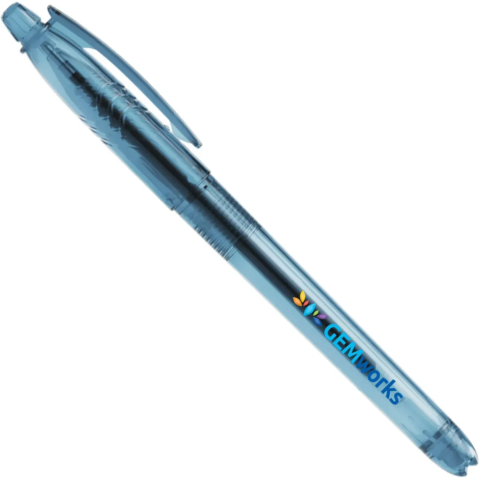 Aqua Gel - Recycled PET Plastic Pen - ColorJet — view 2
