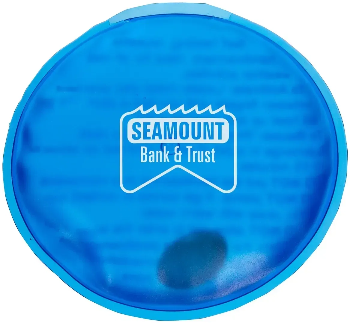 Branded Aqua Pearls reusable hand warmer with logo-ready print surface