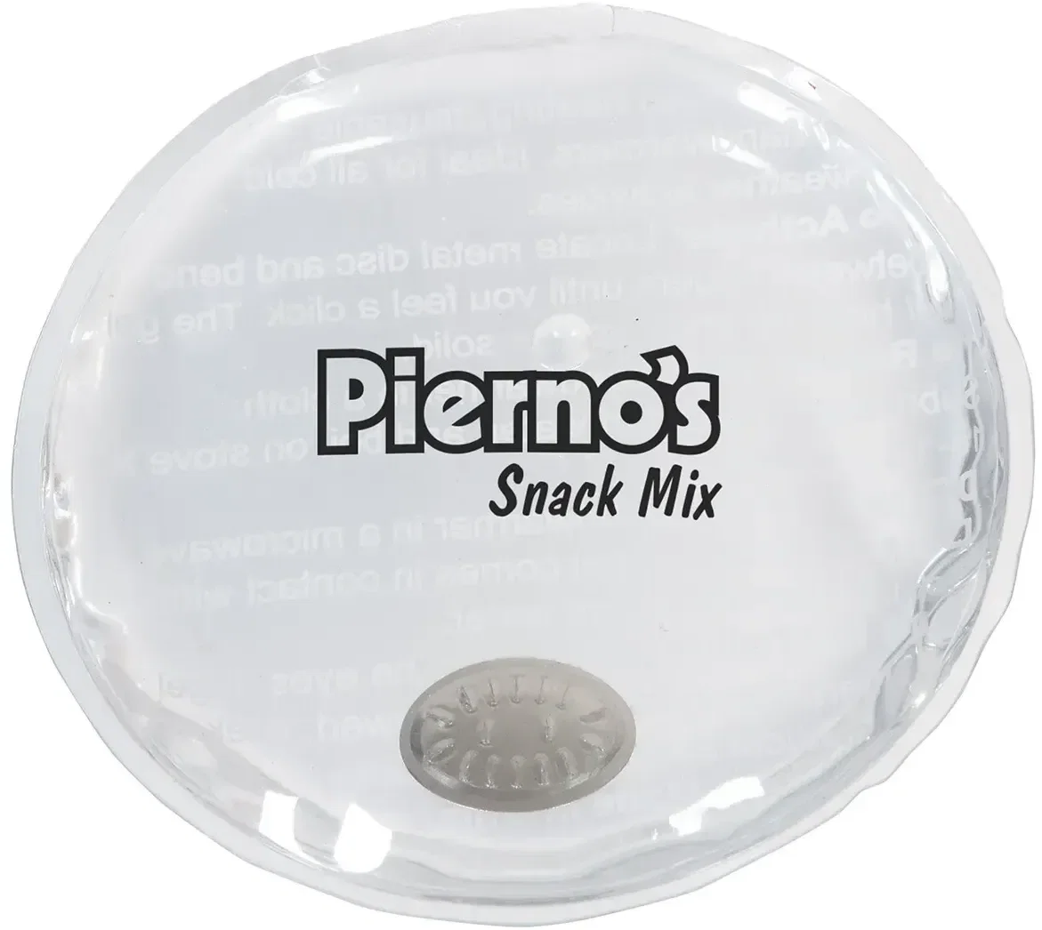 Aqua Pearls promotional hand warmer shown in alternate color for winter events