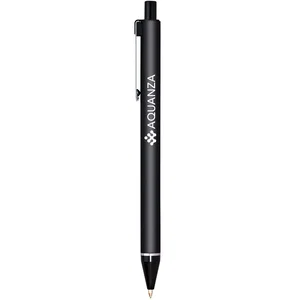 Aquarius Fine Point Pen with Soft-Touch Finish, Chrome Accents
