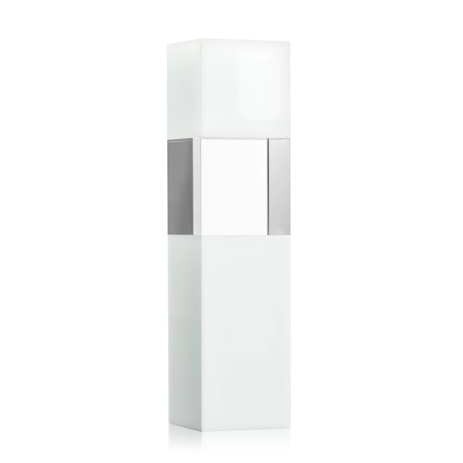 Custom printed Optical Crystal Tower Award with Beechwood Finish Option for service anniversary gifts