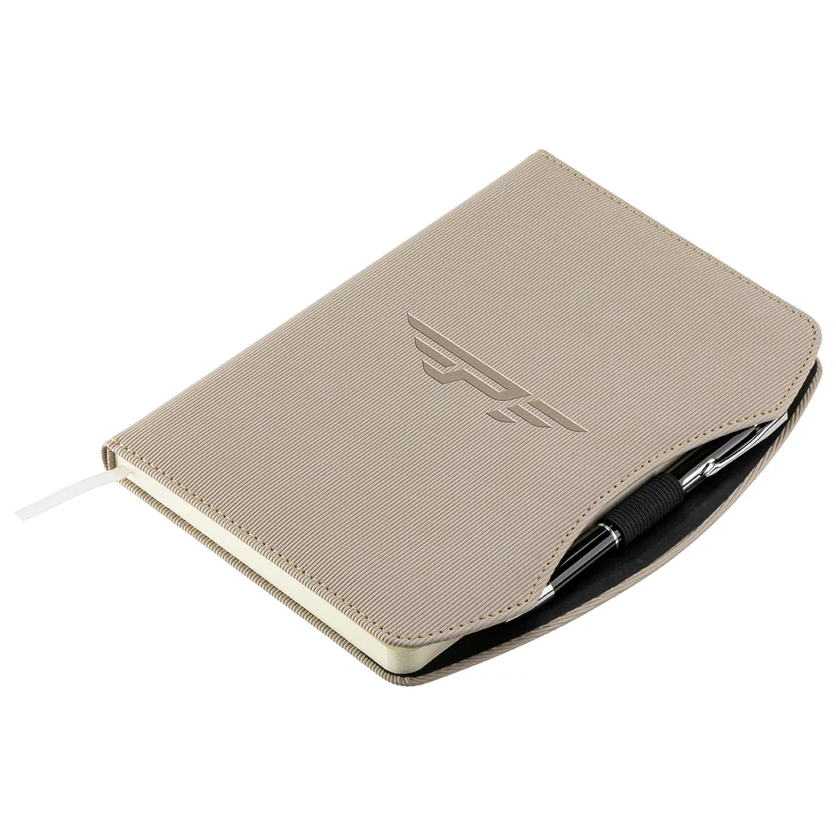 Open page view of the branded Arc Hardcover Journal