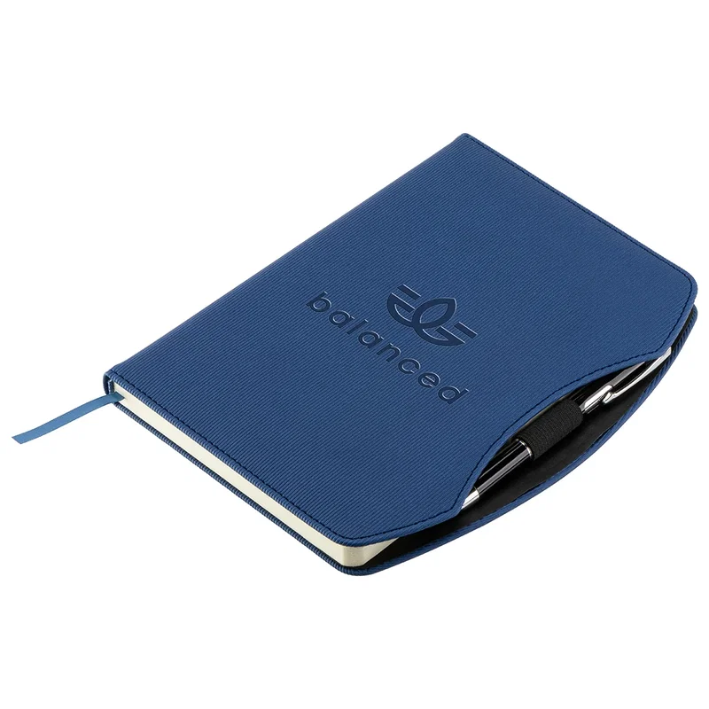 Side profile of the custom Arc Hardcover Journal