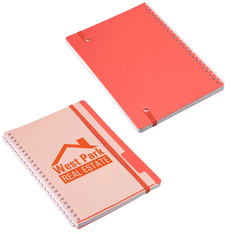 Arcadia Notebook in use, being written in with a pen