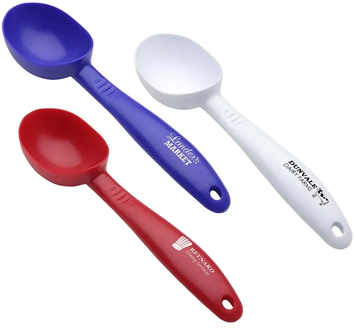 Custom branded Arctic ice cream scoop, front view of the promotional kitchen scooper with logo imprint area
