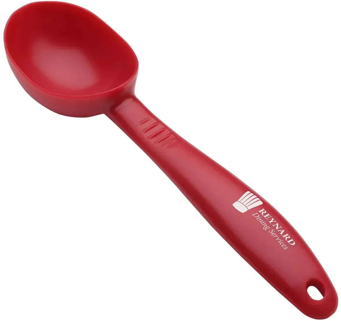 Side profile of the branded Arctic ice cream scoop showing its curved handle for scooping hard frozen desserts