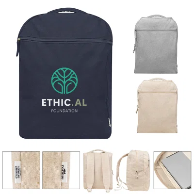 Navy pack shown upright from the front