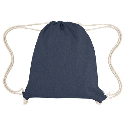 Arden Recycled Cotton Drawstring Bag — view 6