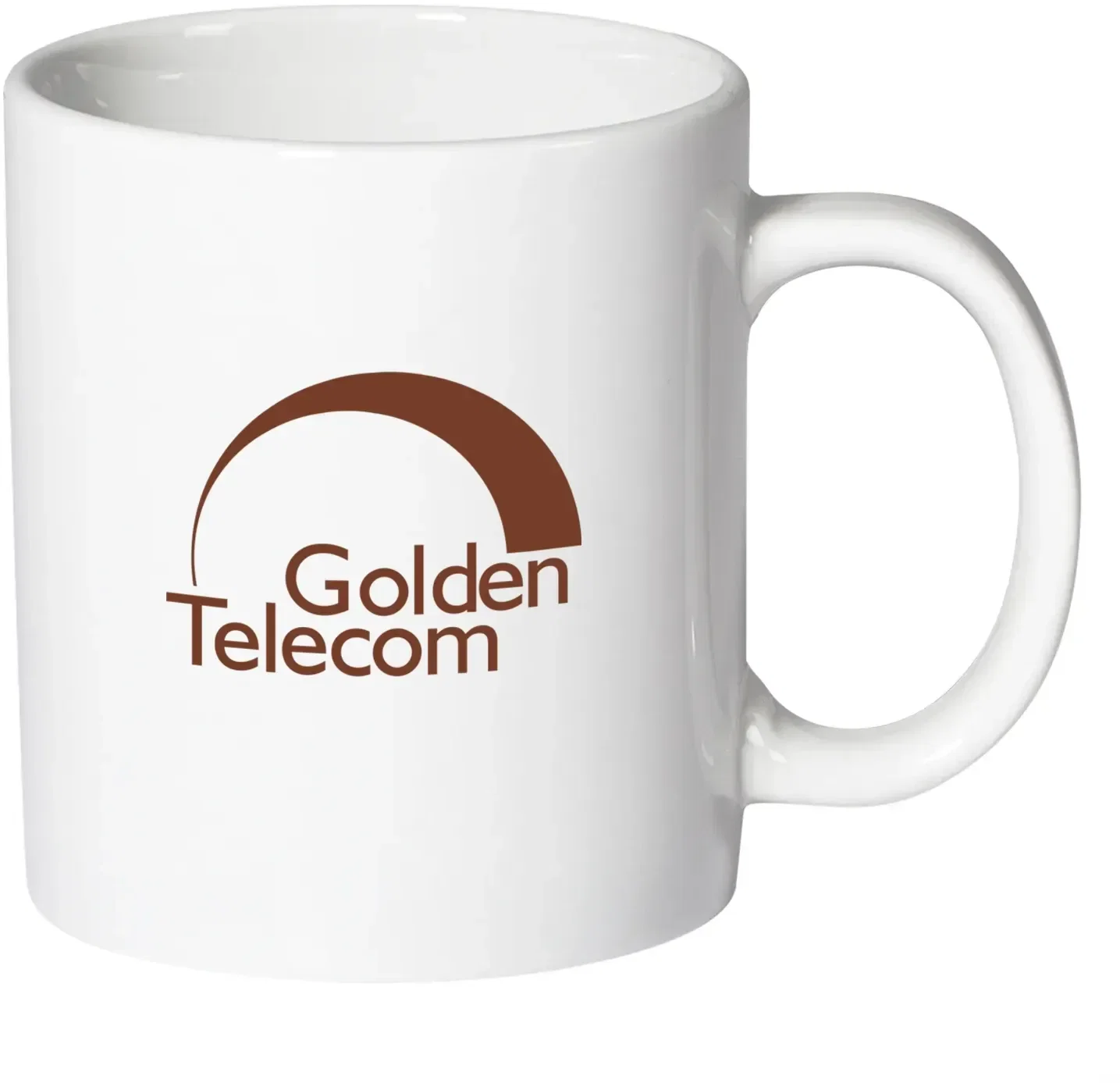 11oz Custom Porcelain Continental-Style Coffee Mug
