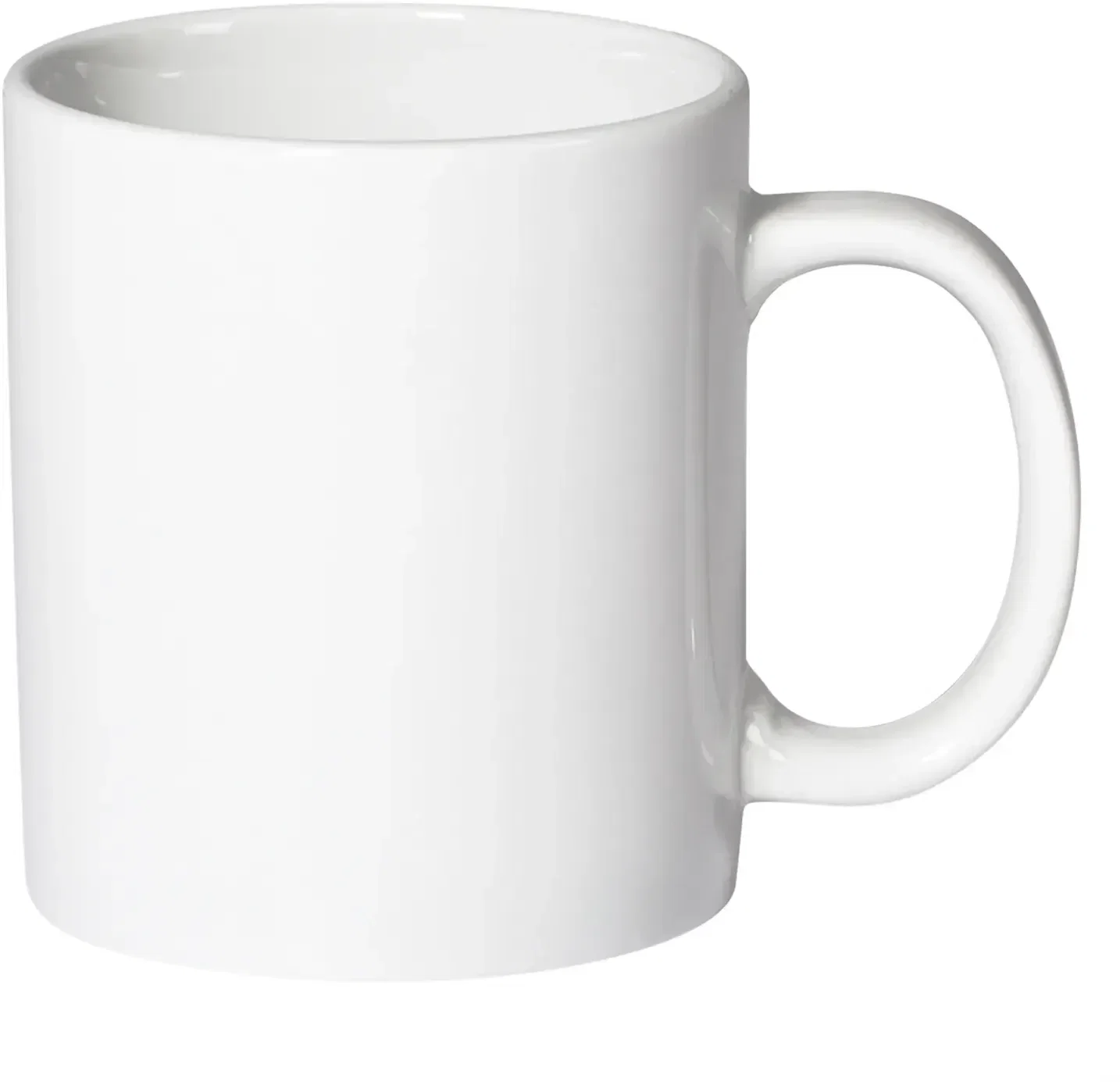 11oz Custom Porcelain Continental-Style Coffee Mug — view 2