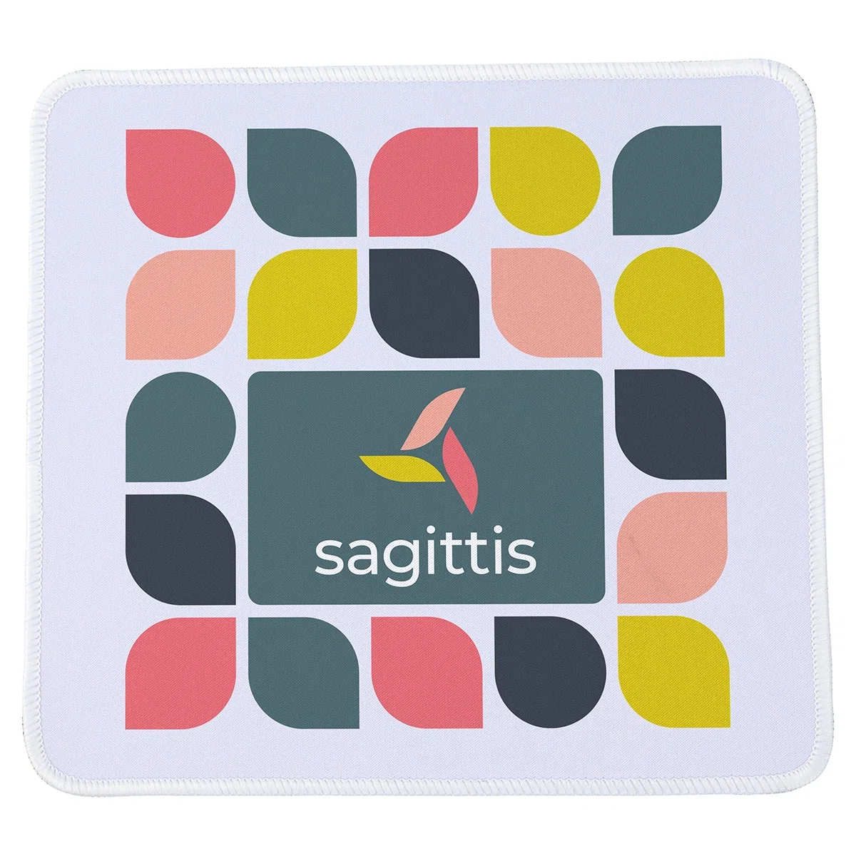 Close-up of the Arista mouse pad's non-slip rubber backing