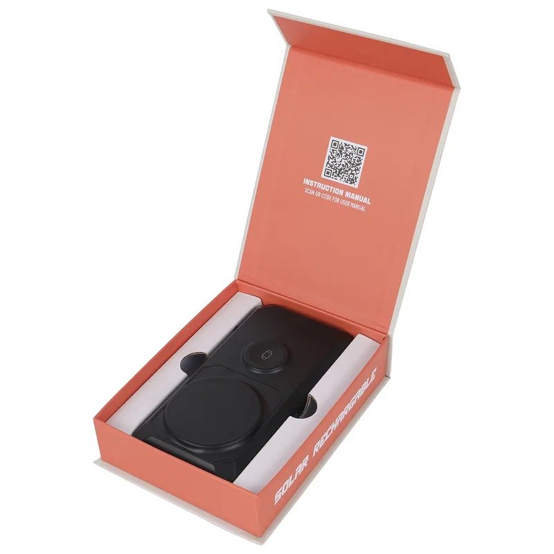 Back-of-box view of the Array Power Bank packaging showing product specifications