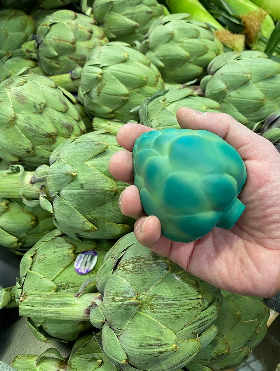 Custom Artichoke Stress Reliever — view 2