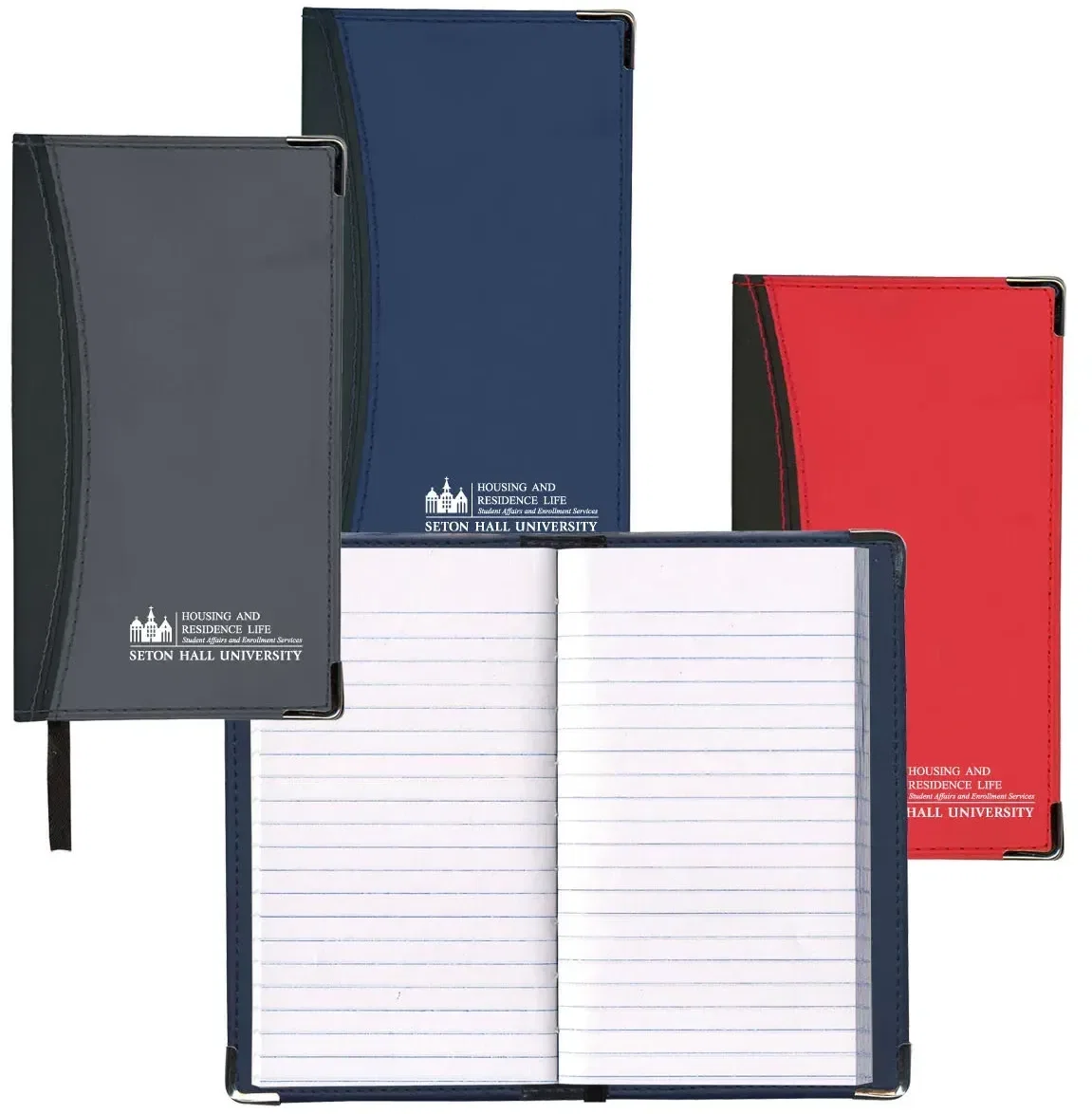 Personalized Ascot Tally Book - Two-Tone Vinyl Soft Cover — view 3