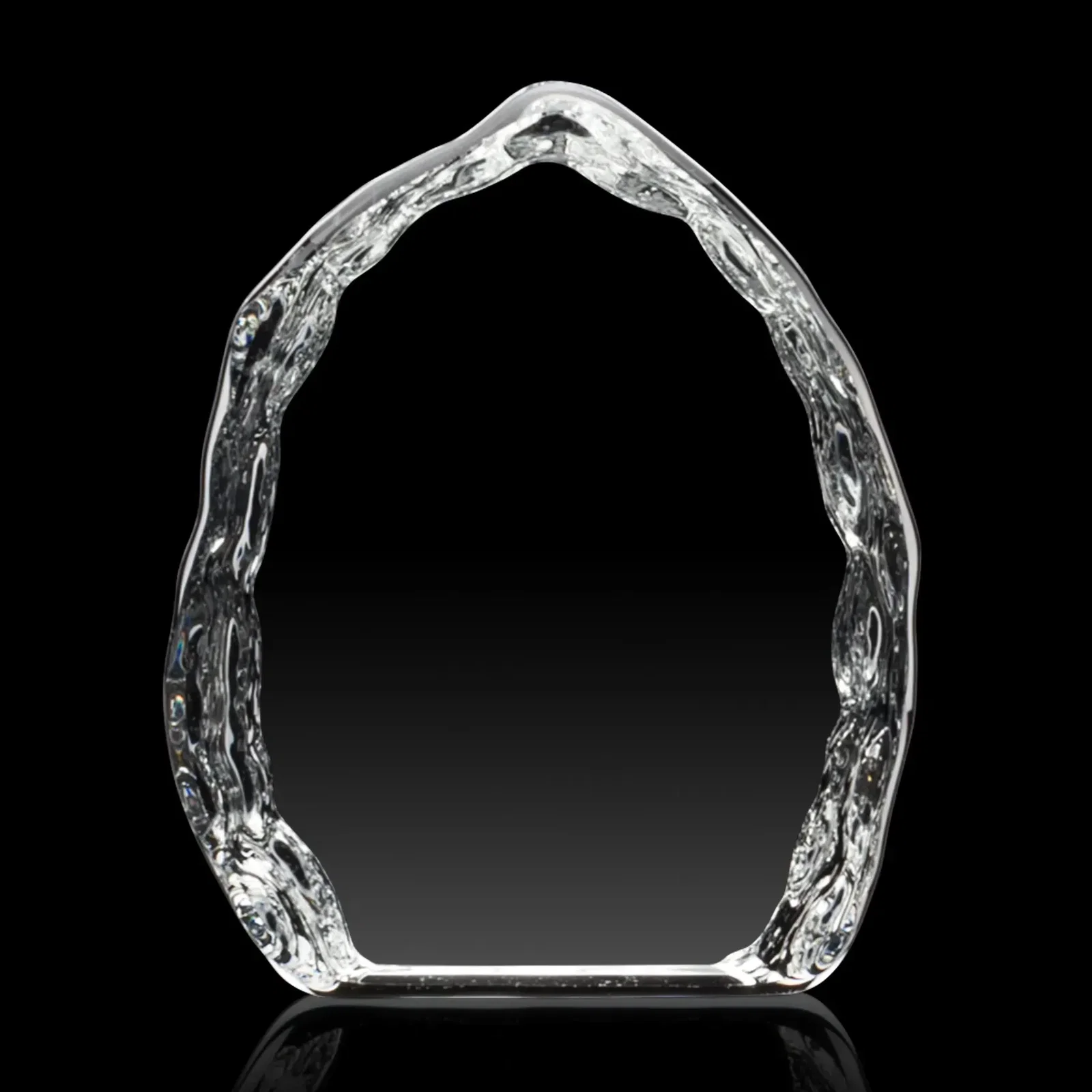 Custom Iceberg Recognition Award with Staggered Edges — view 2