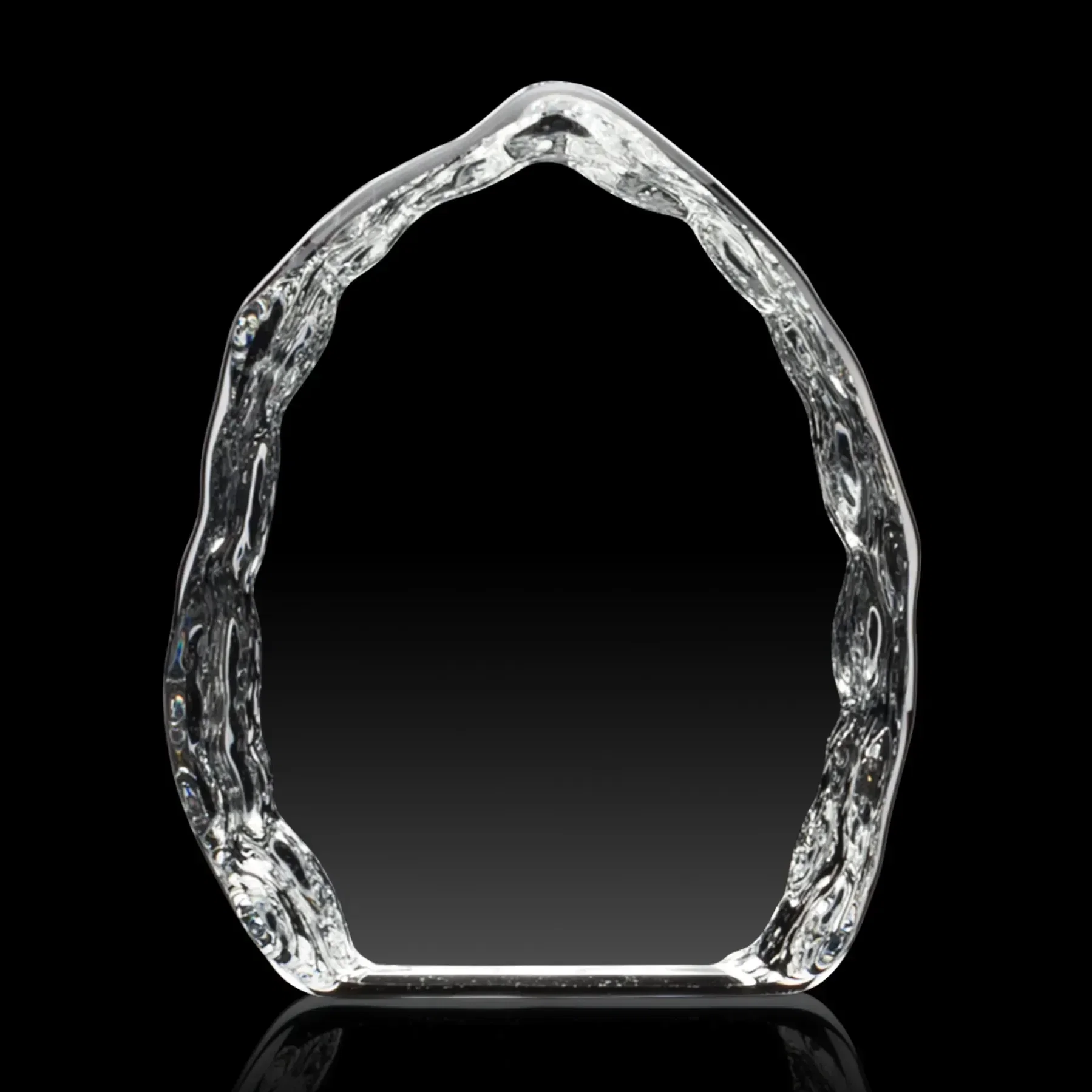 Custom Iceberg Recognition Award with Staggered Edges — view 2