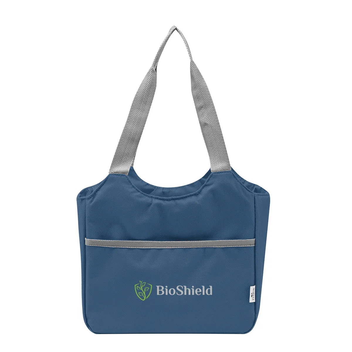 Side panel shows the five-inch depth of the bag