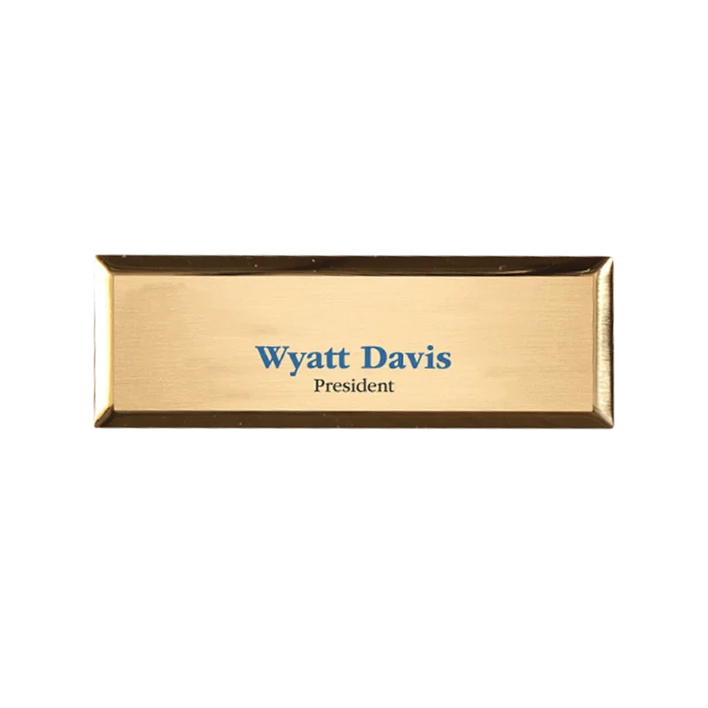 Aspen Executive Name Badge (Standard Size 1" x 3") — view 3