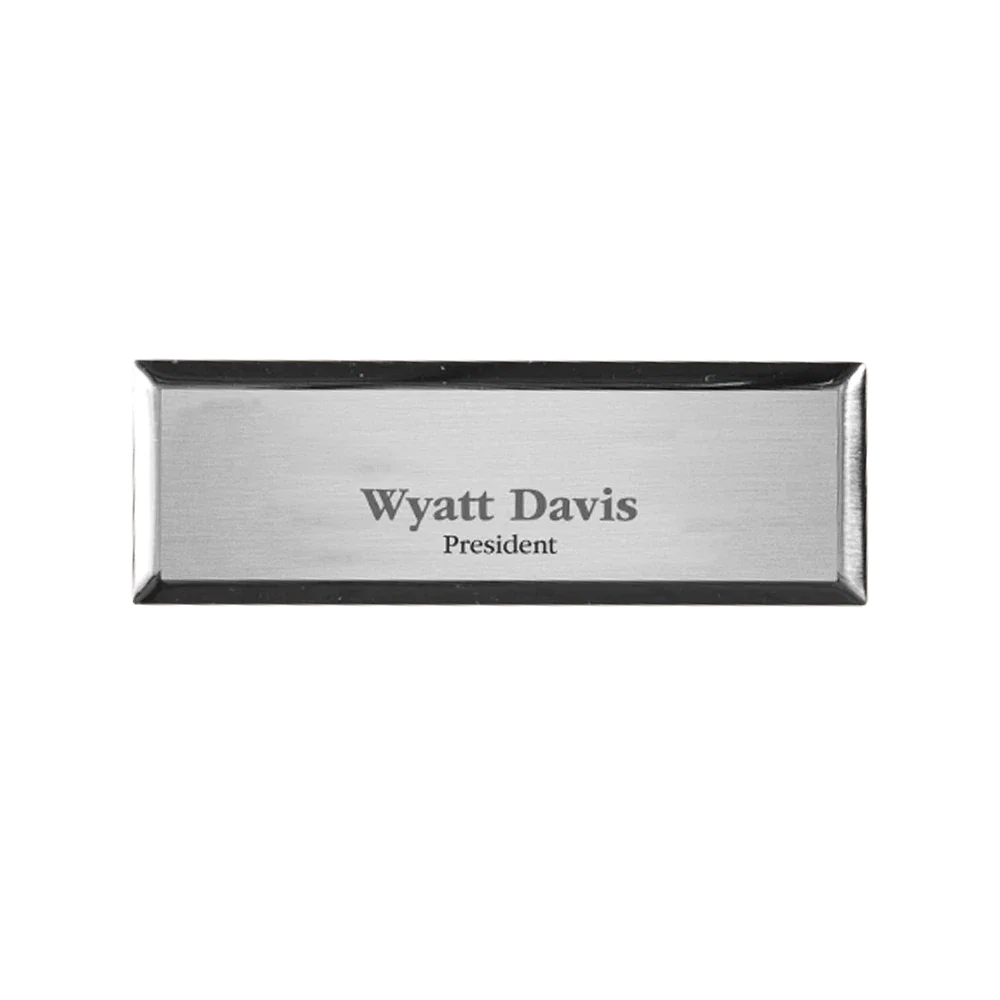 Aspen Executive Name Badge (Standard Size 1" x 3") — view 2