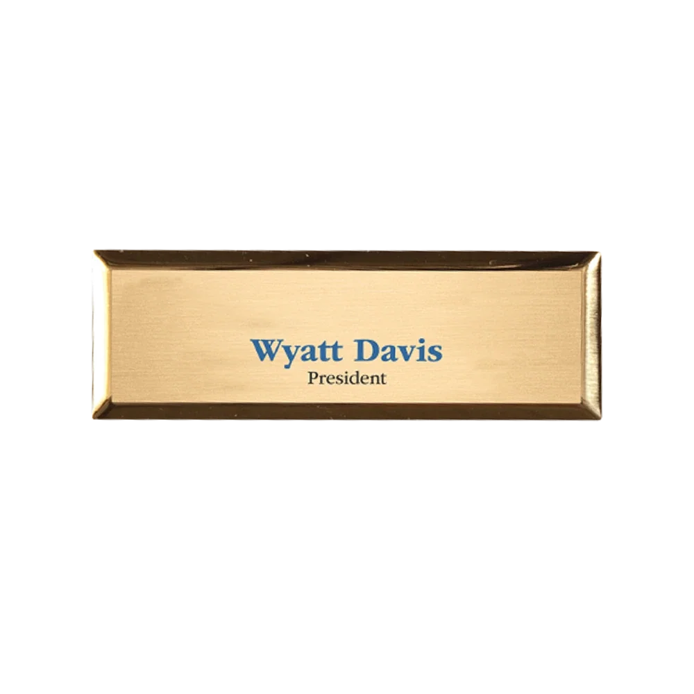 Aspen Executive Name Badge (Standard Size 1" x 3") — view 3