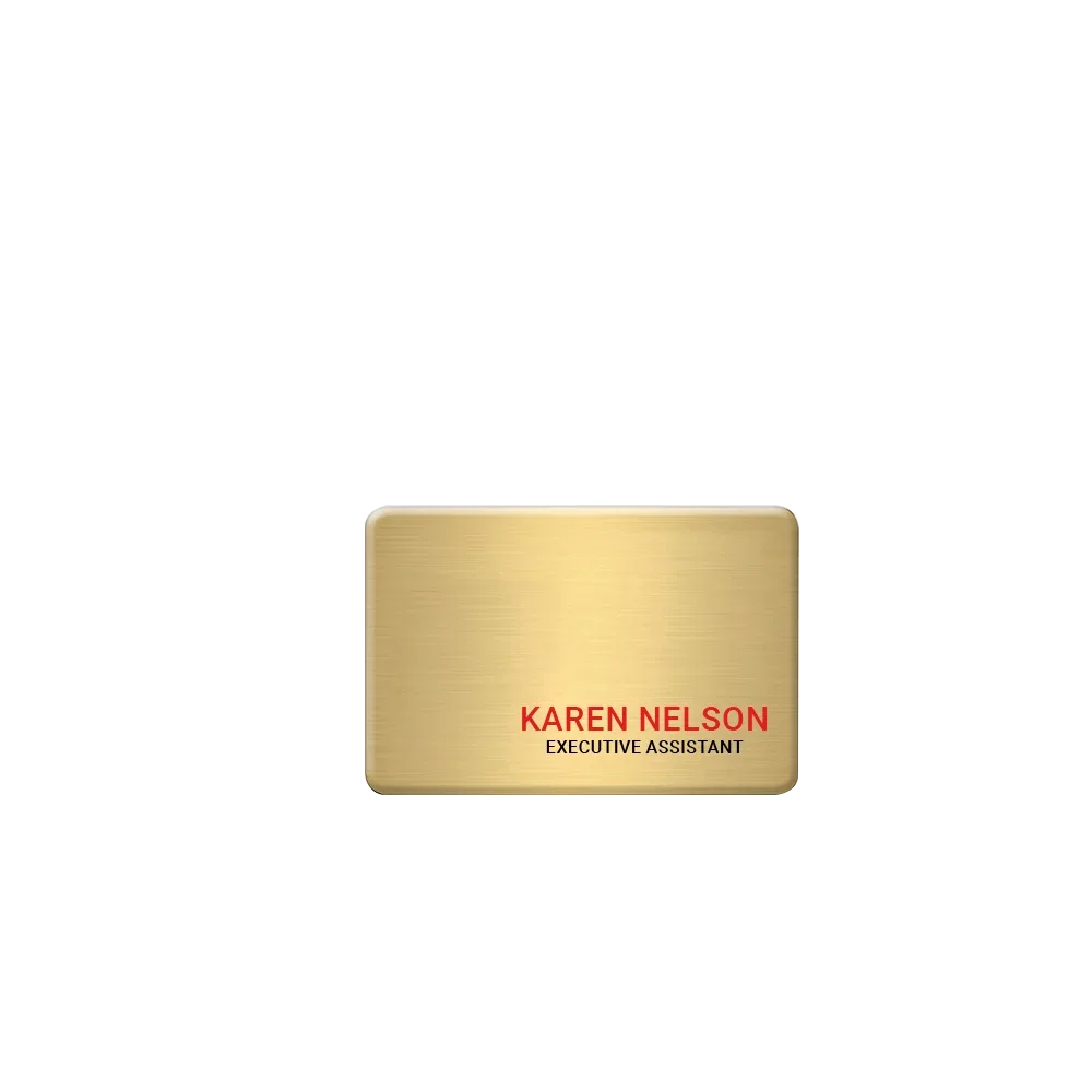Aspen Standard Name Badge (Standard Size 2" x 3") — view 3