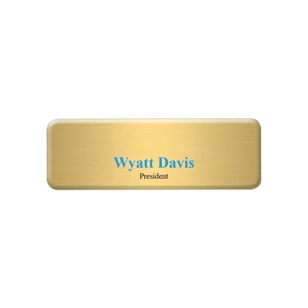 Aspen Name Badge (Custom sized between 0 and 3 sq. in.) — view 2