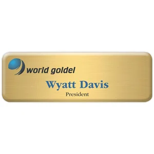 Aspen Name Badge (Custom sized between 0 and 3 sq. in.)