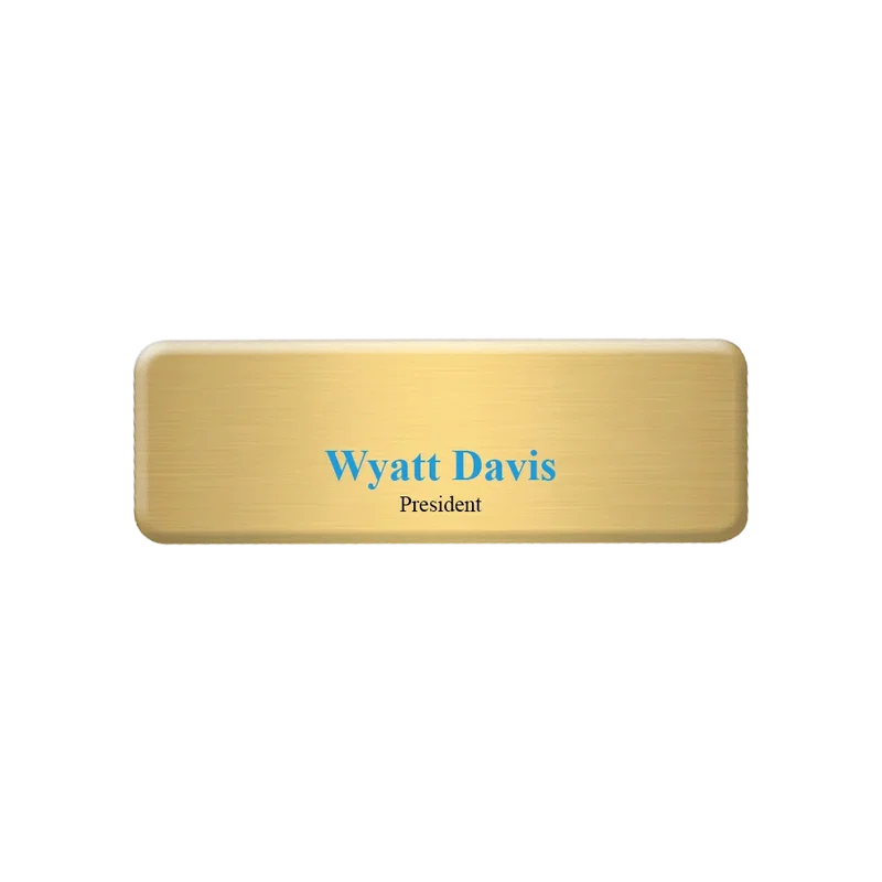 Aspen Name Badge (Custom sized between 0 and 3 sq. in.) — view 2