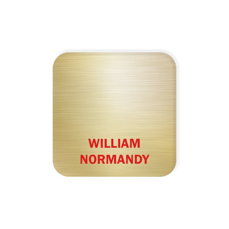 Aspen Name Badge (Custom sized between 3 and 6 sq. in.) — view 3