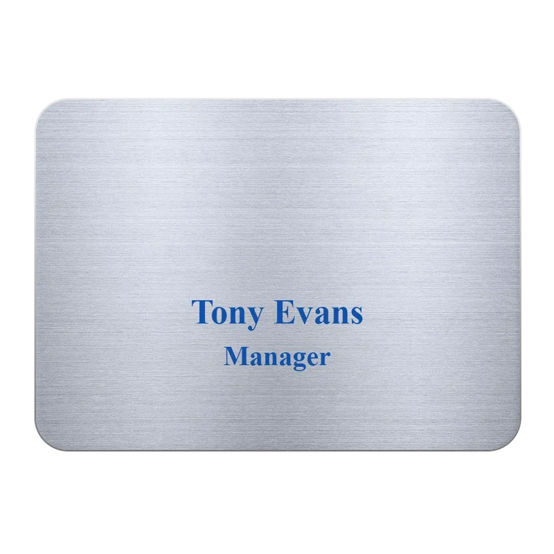 Aspen Name Badge (Custom sized between 6 and 9 sq. in.) — view 4