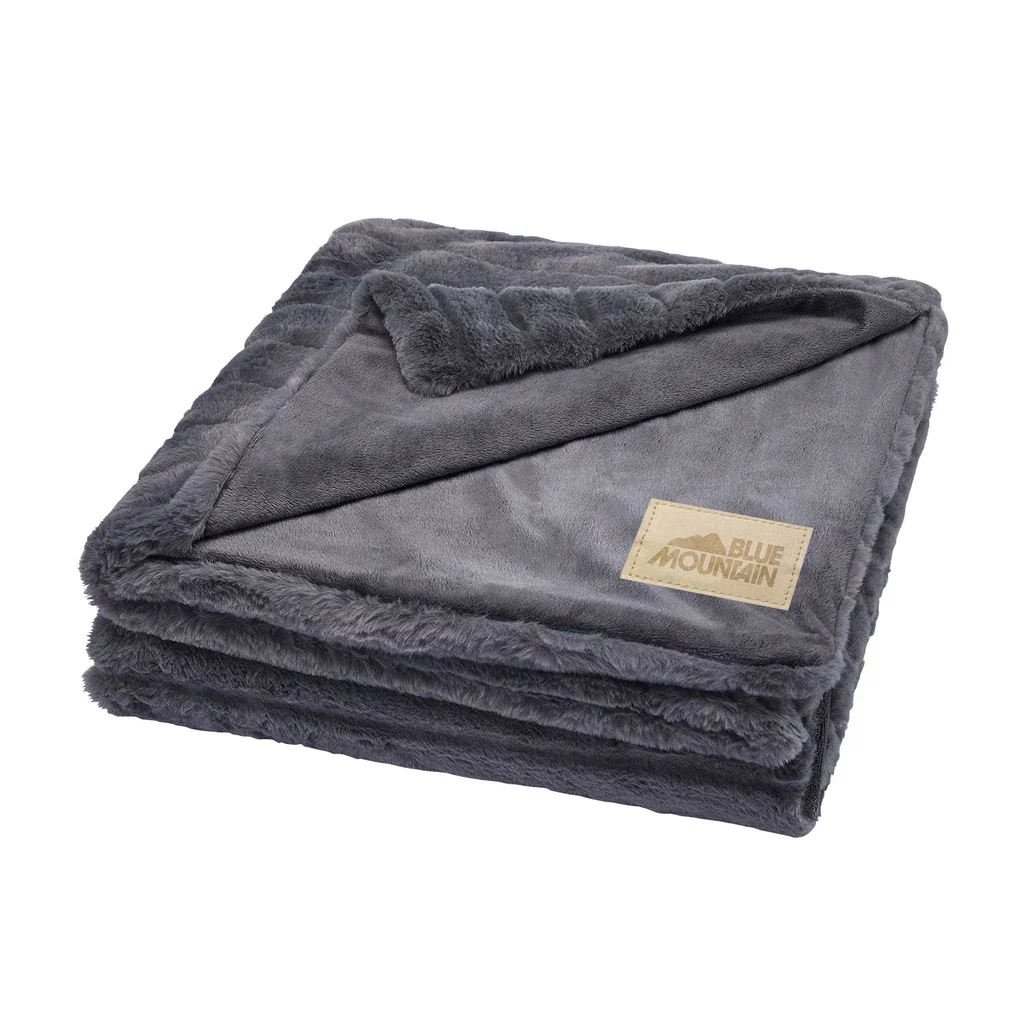 Logo Aspen Throw — Gray — view 2