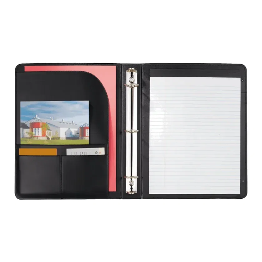 Custom Logo Associate Ringbinder with Notepad - 1" Three-Ring — view 2