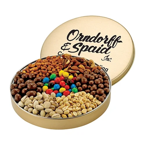 Assorted 7-Compartment Nut Lover's Gift Tin — view 3