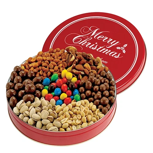 Assorted 7-Compartment Nut Lover's Gift Tin — view 4