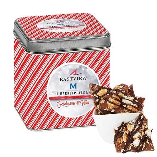Assorted Chocolate Bark Tin Collection — view 2