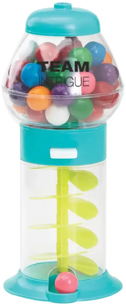 Assorted Color Mini Spiral Bubble Gum Machine — view 3
