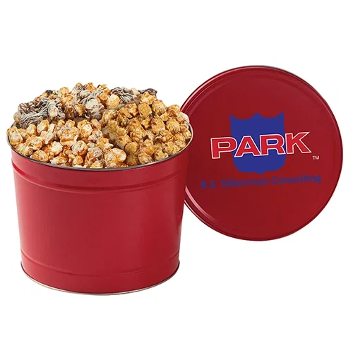 Assorted Gourmet Popcorn Trio Tin — view 3