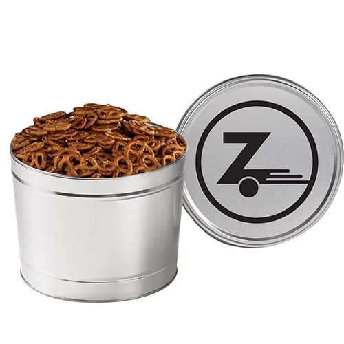 Assorted Gourmet Pretzel Tin Collection — view 4
