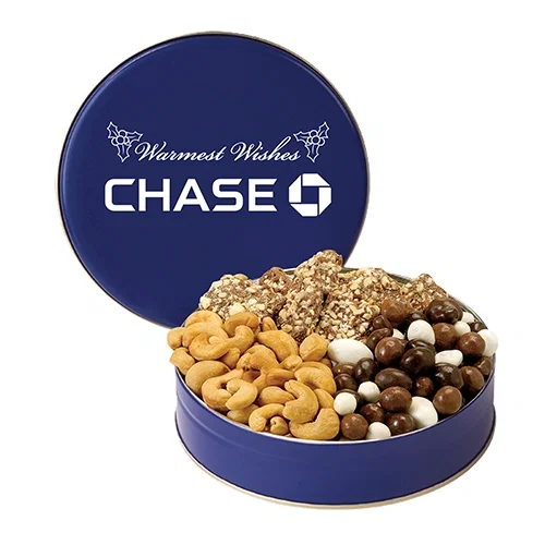 Assorted Gourmet Snacks Trio Treat Tin — view 2