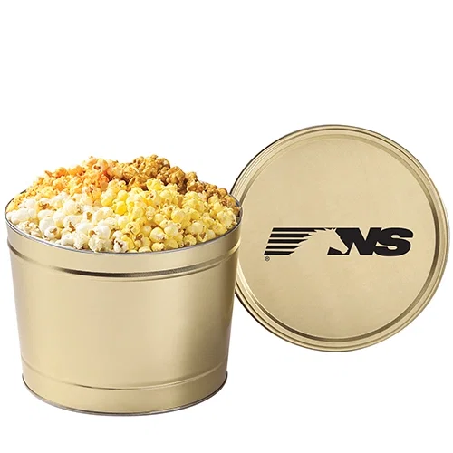 Assorted Popcorn Tin Set - 4 Sizes — view 2