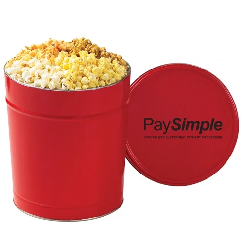 Assorted Popcorn Tin Set - 4 Sizes — view 8