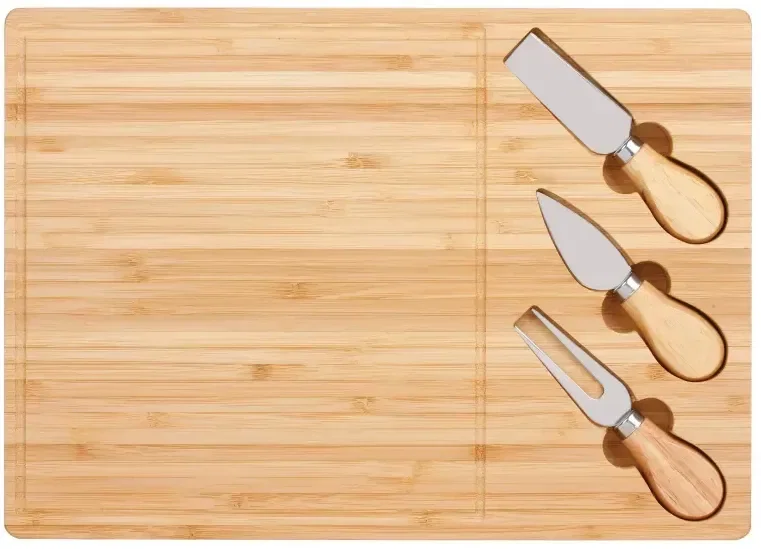 Bamboo Cheese Board Knife Set — view 2