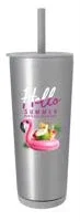Astrid Recycled Stainless Steel Vacuum Tumbler - 24 oz. — view 3